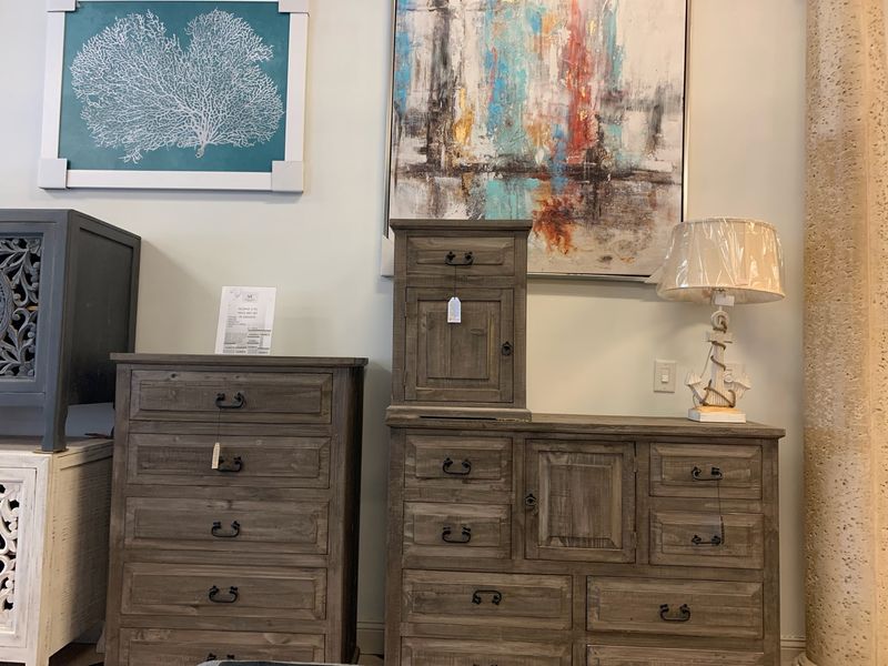 Econo 1 Door Dresser Roller Glides in Granite