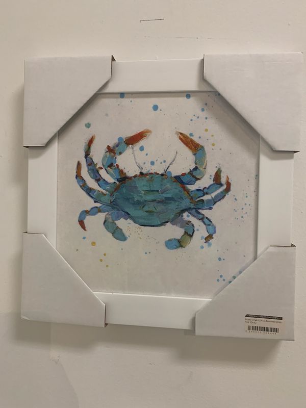 Assorted Crab Print 12x12
