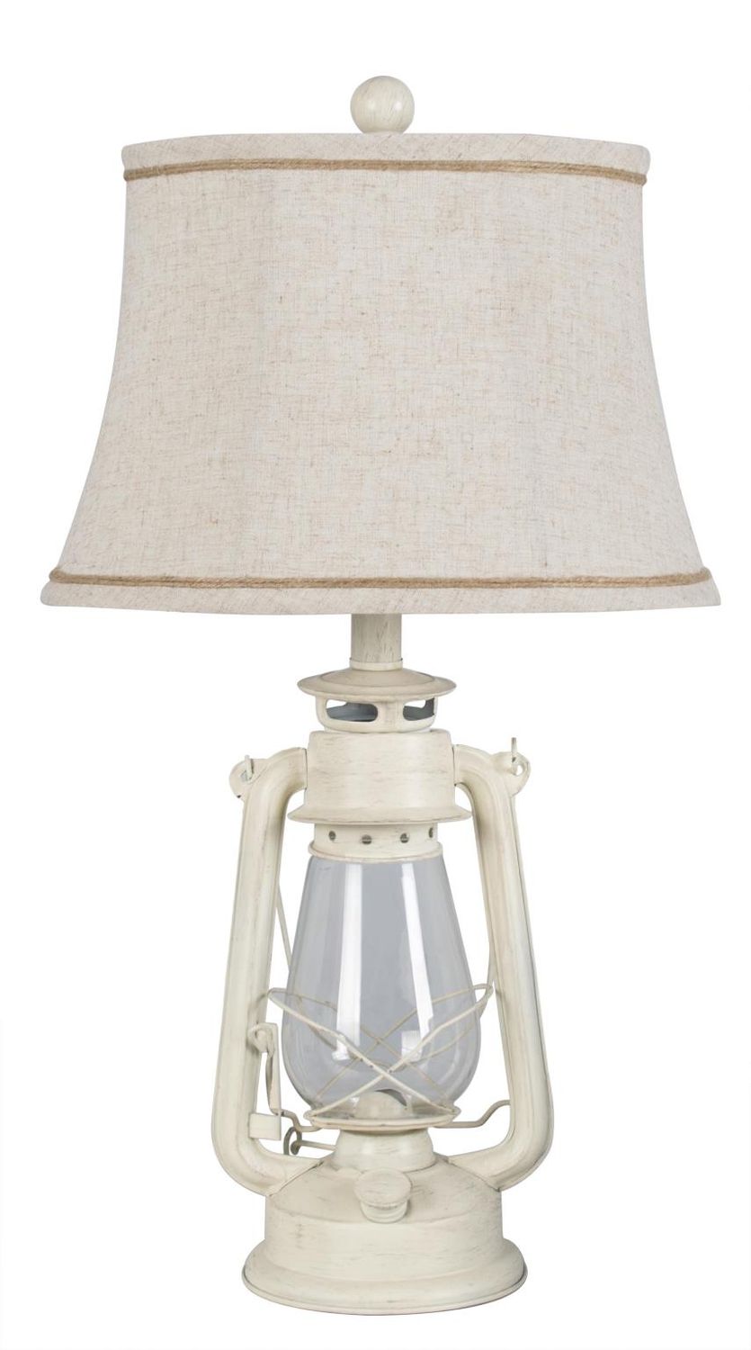 Metal Lantern Table Lamp
