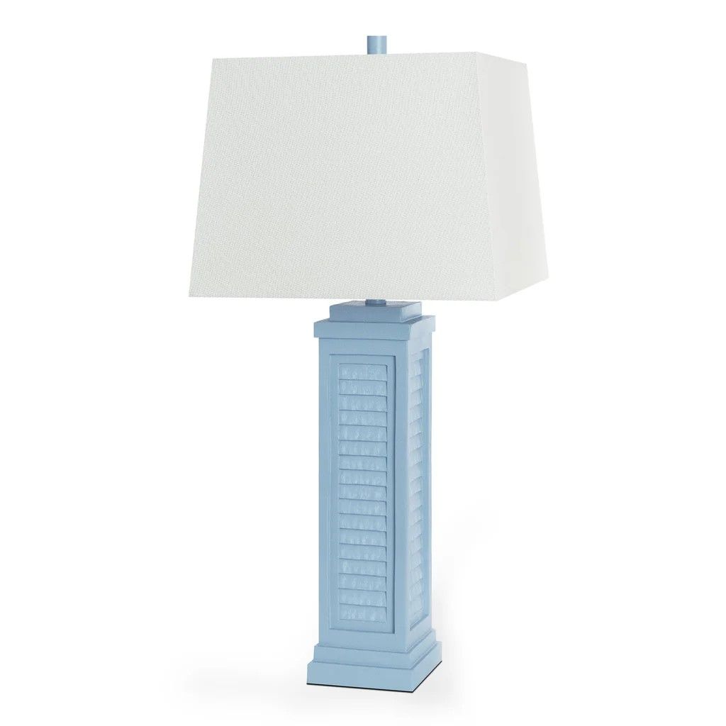 32&quot; Shutter Lamp w/ USB Blue