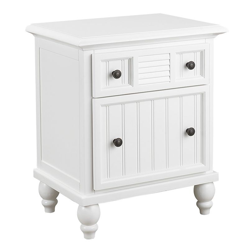 Plantation 2 Drawer Nightstand White