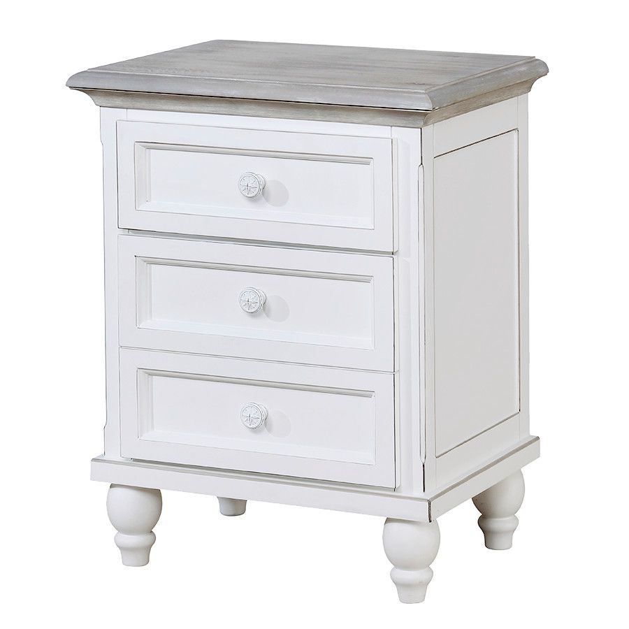 Tradewinds 2 Drawer Nightstand AW/ French Gray