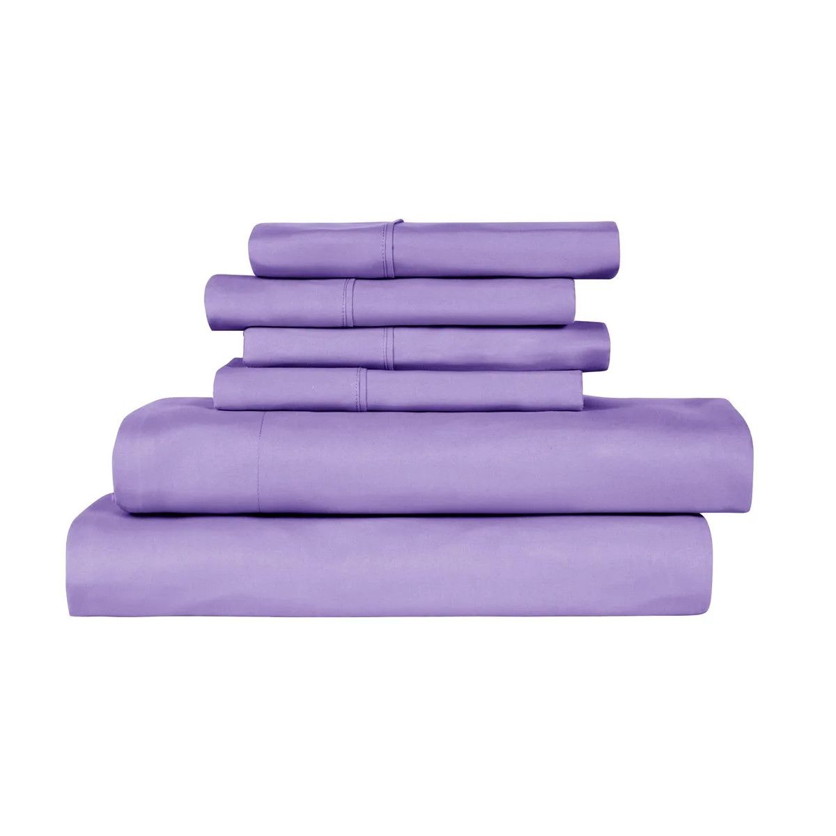 Twin  Bamboo 2000 Series 6 Pc. Sheet Set in Purple