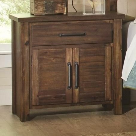 Sutter Creek 2-door Nightstand Vintage Bourbon