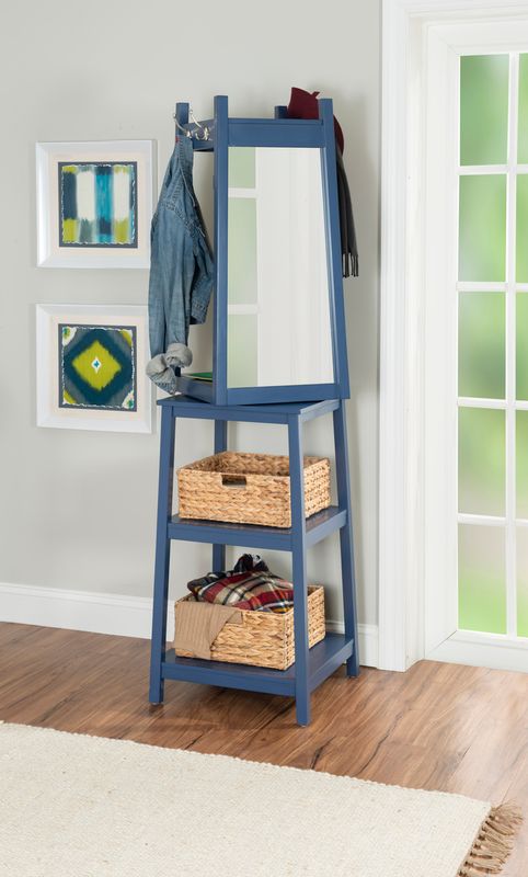 Jasper Navy Rotating Coat Rack
