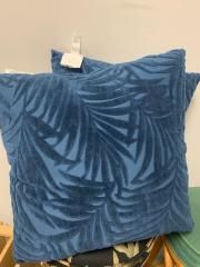 Blue Chenille 20x20 Accent Pillow