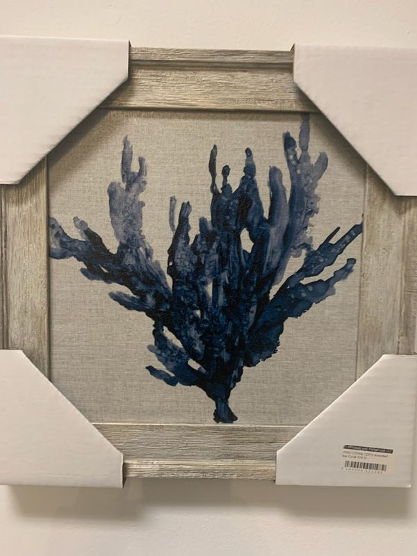 Assorted Blue Coral 12X12