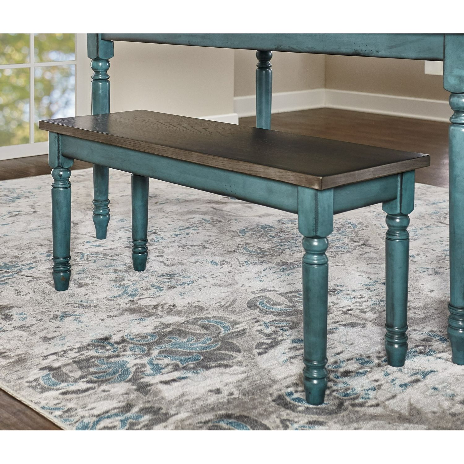 Willow Teal Bench