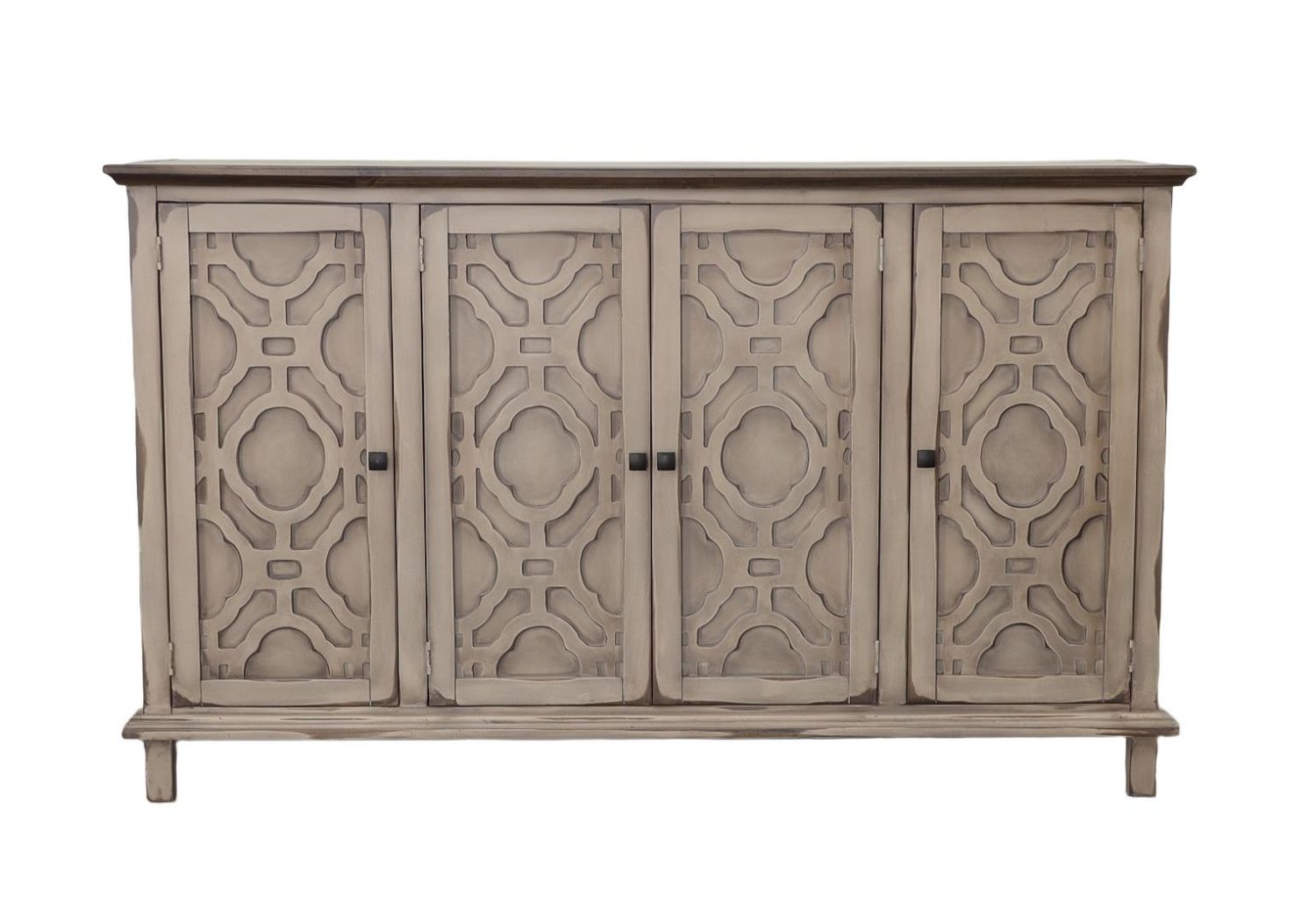 Charlotte Console Shadow Brown Mahogany Top 66W x 18D x 40H