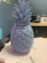 10&quot; Blue Resin Pineapple