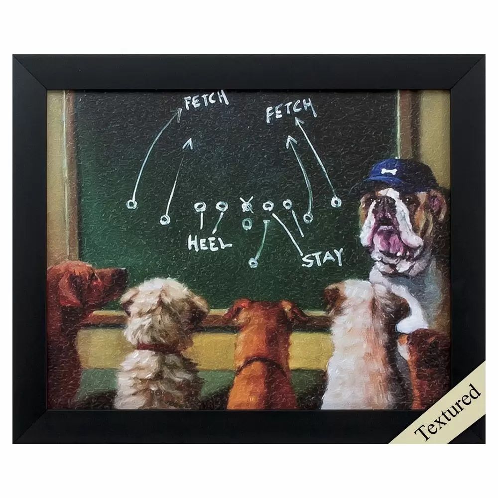 Game Plan (Dog w/Chalkboard Play Planning) 9x11