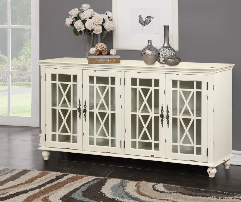 Harper&#39;s Branch White Accent Console 64&quot;Wx16&quot;Dx36&quot;H *****