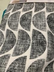 Black and White Table Runner 14x90