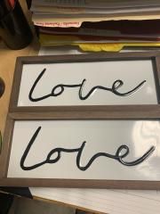 &quot;Love&quot; Wall Decor