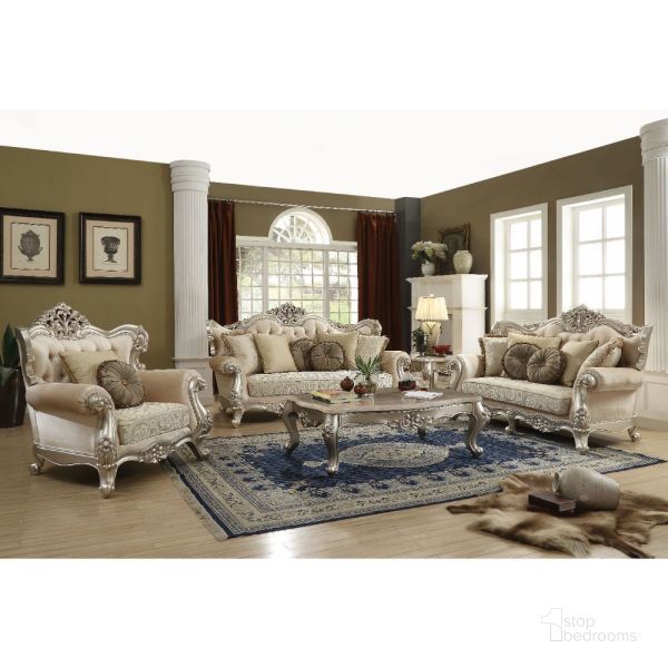 Bentley Chair w/ 2 Pillows in Champagne  50&quot;L X 39&quot;W X 49&quot;H