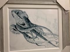 20x24 Drifting Tentacles w/ Driftwood Frame