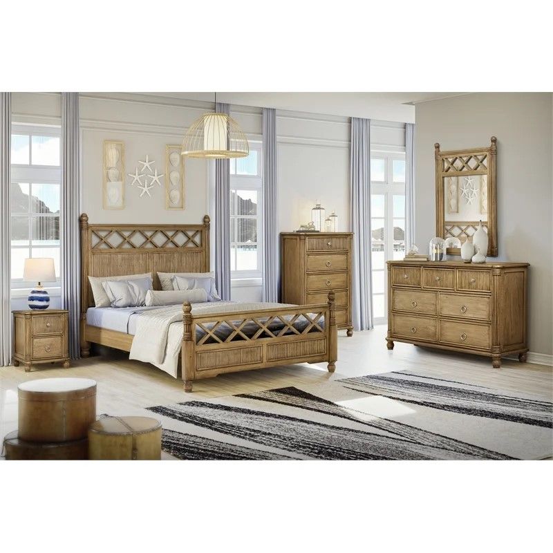 Malibu 2 Drawer  Nightstand in Frappe (SAMPLE) 24Wx18Dx28H DO NOT SELL
