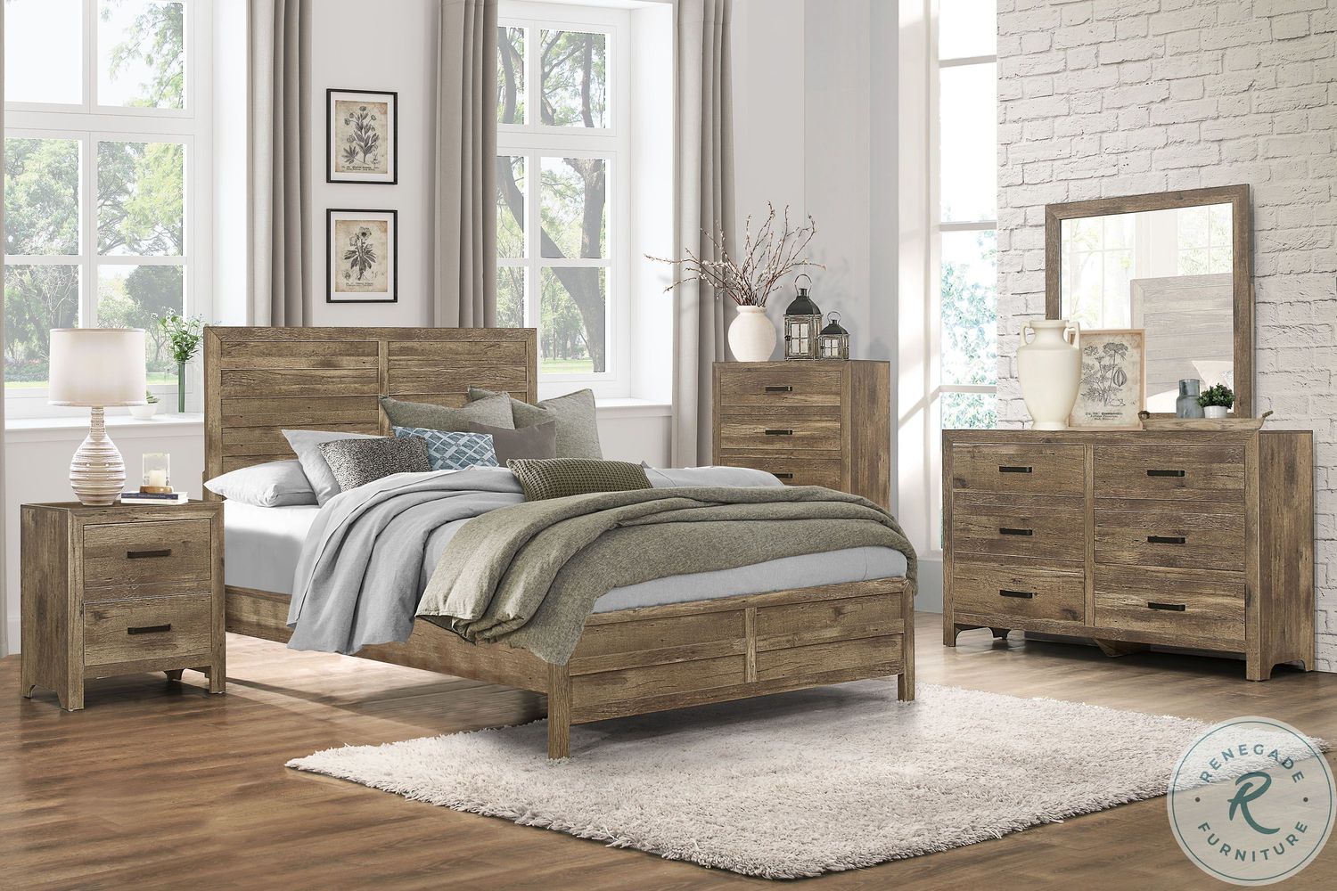 Mandan Chest in Weathered Pine 33.5Wx16.5Dx50.5H