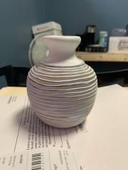 4.5&quot; Vase in White