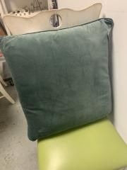 22x22 Velvet Accent Pillow in Slate