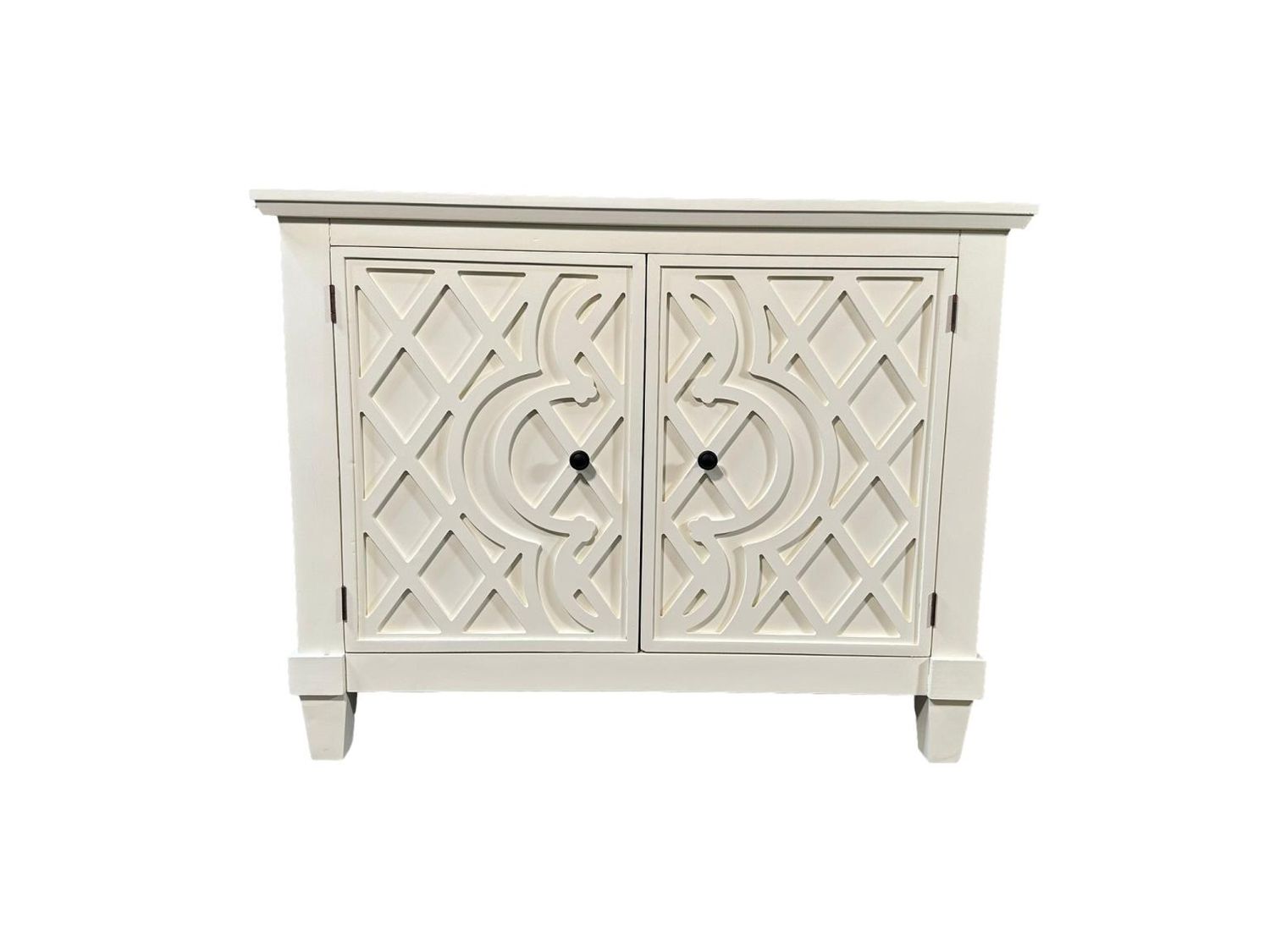 Nicole 2 Door Accent Chest Pearl V-NICOLE-2DAC 43.5W x 19D x 34H