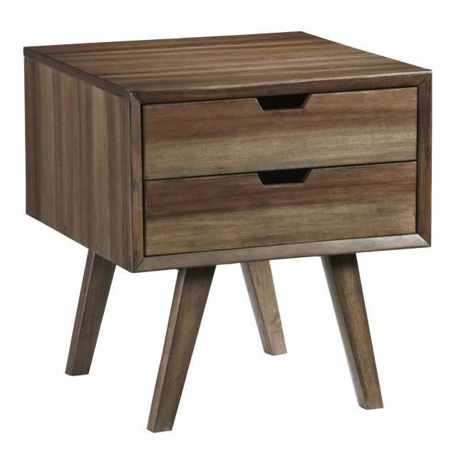 Bungalow End Table 22Lx22Wx24H