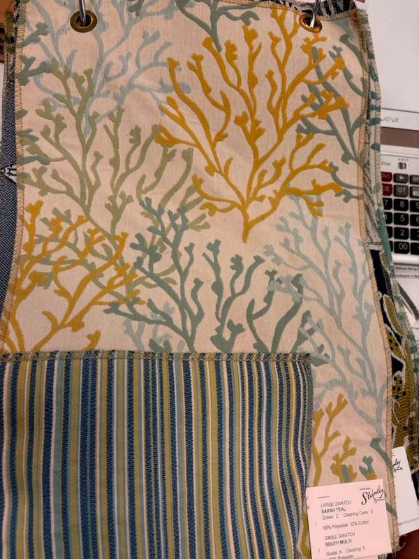 40SW Barrell Chair w/ Swivel  in Sarah Teal(Grade Z) By Stanley