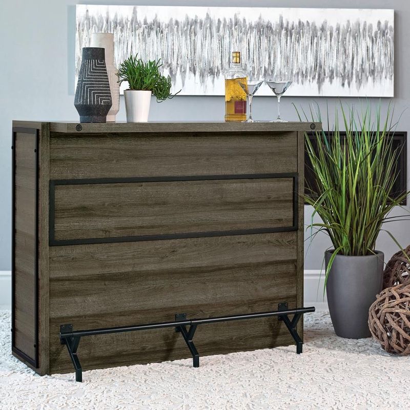 Joe 5-shelf Bar Unit Aged Oak      51Wx23.5Dx41.00H