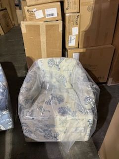 40SW Barrell Chair w/Swivel in Deal Ocean NR (Grade Z4) By Stanley