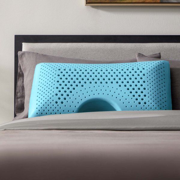 Z Shoulder Cutout Gel Dough Pillow Queen ZZQQSCMPGL