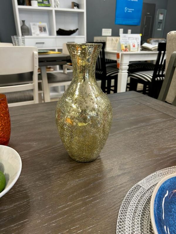 Cracked Gold Vase