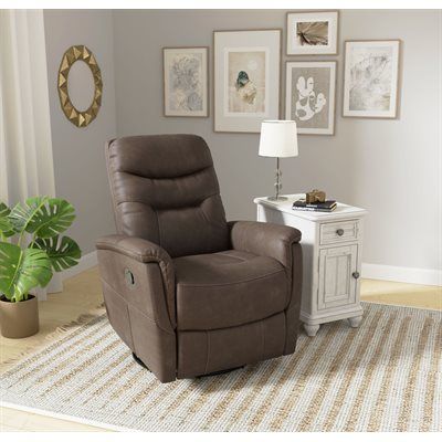 Motion Glider Recliner in Tawny Danyon