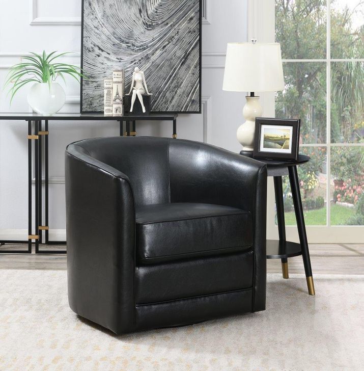 Swivel Chair Black Milo