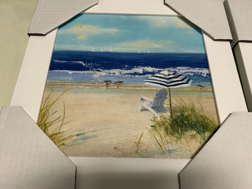 12 x 12 Umbrella on the Beach (2 Styles )