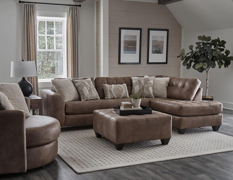 2127 Crow Camel 2 Piece Sectional
