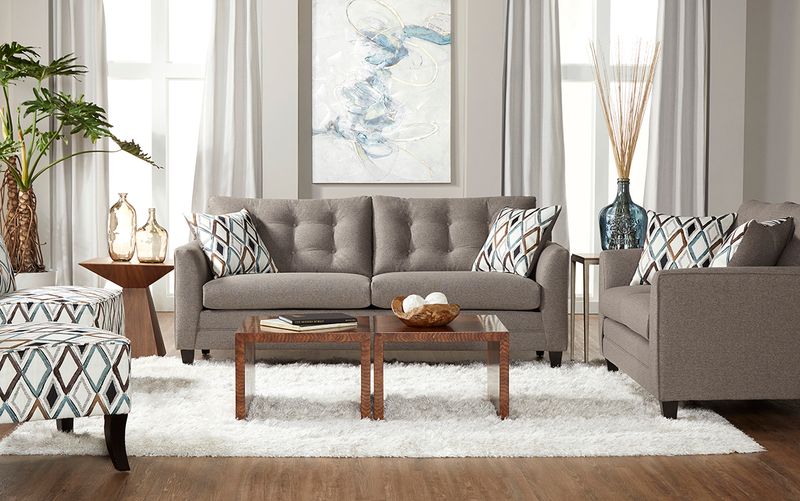 11900 Loveseat in Wexler Flannel