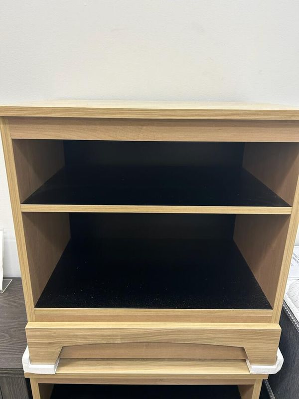 NODA Nightstand w/ Shelf in Fawn Cypress 24x16x24