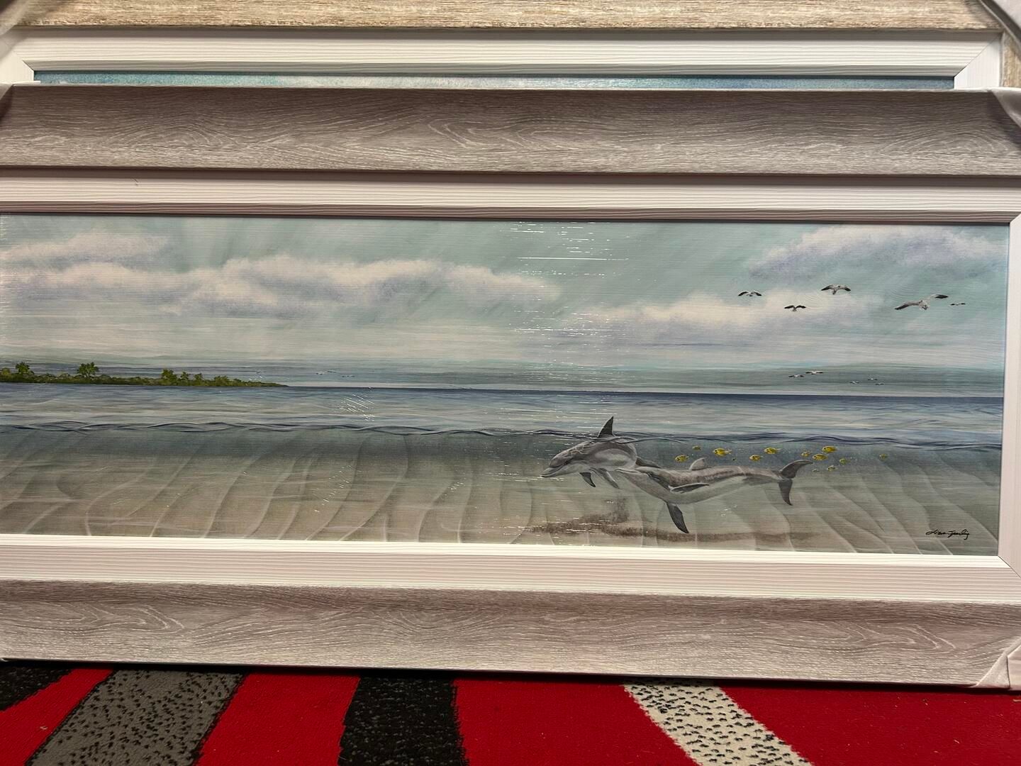 14 x 42 Soulmate Dolphin Art