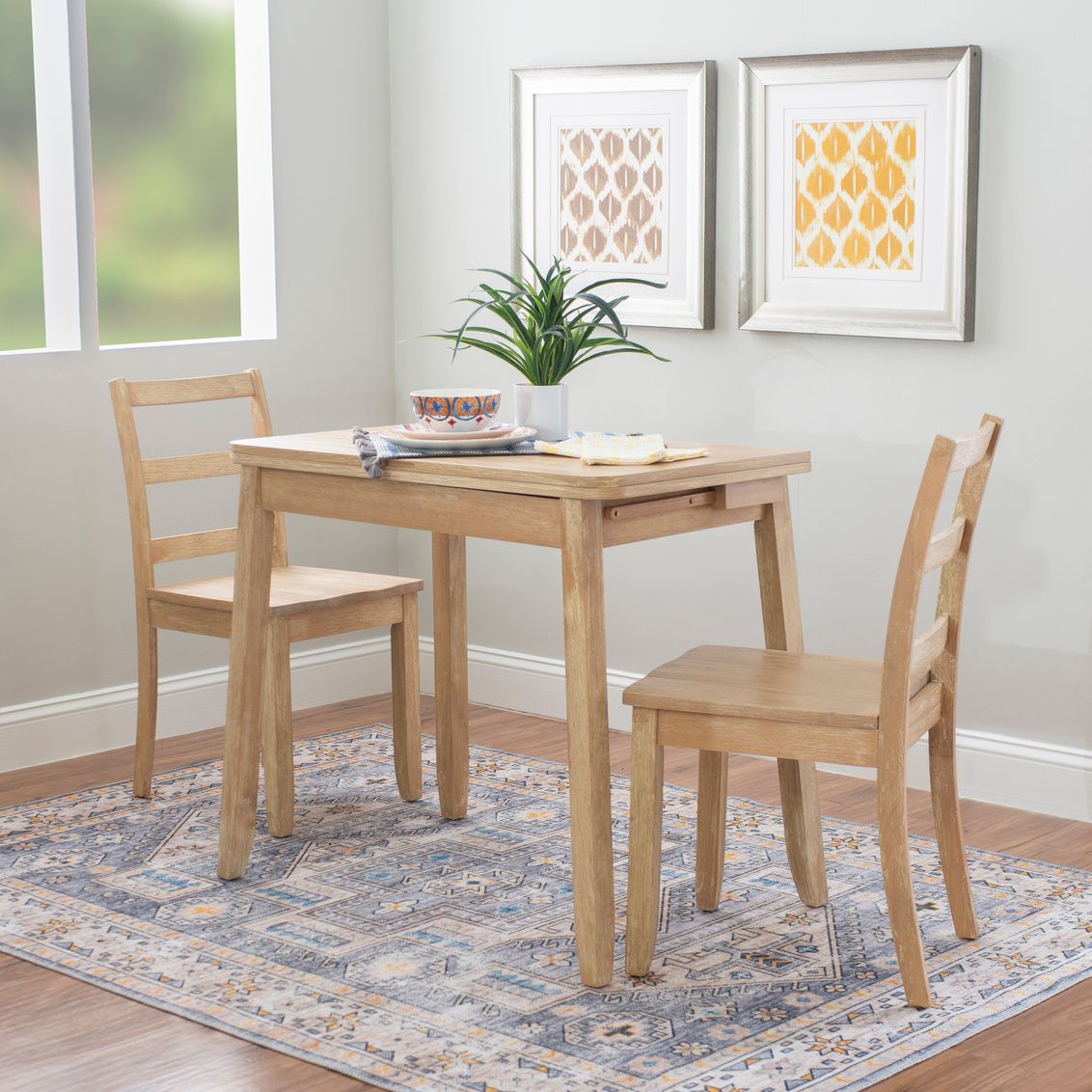 Ashley Grey Wash 3 Pc. Folding Dining Set