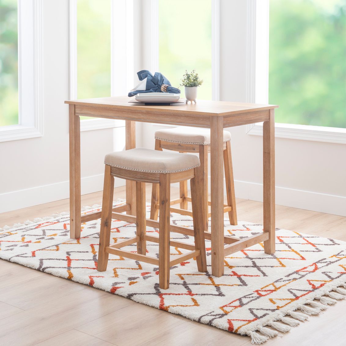 Claridge 3 Piece Counter Set in Natural