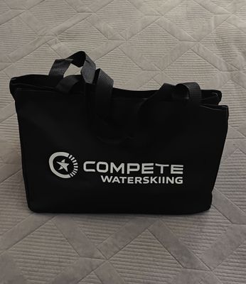 Compete Waterskiing Tote Bag