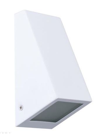 WALL WEDGE LIGHT 2324 WHITE IP44 GU10 35W MAX