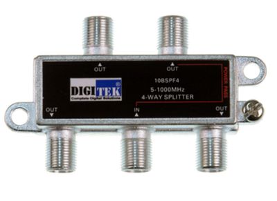 4 WAY SPLITTER 5-1000MHz 10BSPF4