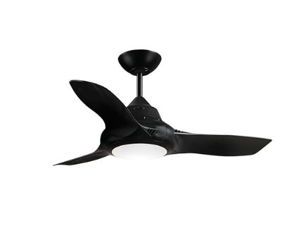 EVOII 36&quot; 3 ABS BLADED CEILING FAN + LED LIGHT BLACK
