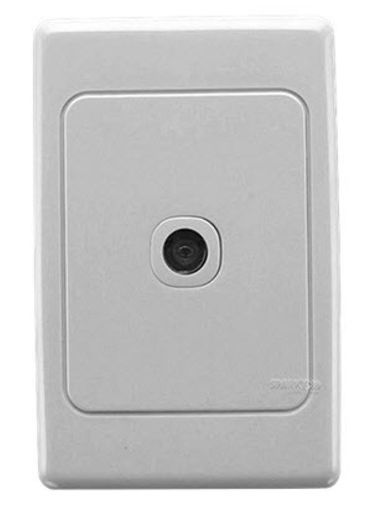 PAL COAXIAL OUTLET 75 OHM 2031VTV75, WE