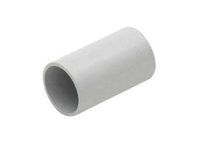 50mm Plain PVC solid Coupling Grey SC50C PC50