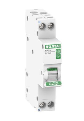 10mA 1 POLE 20A RCBO CLIPSAL MAX9 SERIES MX9R1120