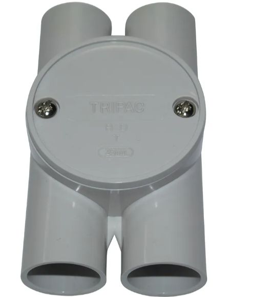 25MM &#39;H&#39; WAY TYPE SHALLOW JUNCTION BOX