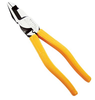 Marvel Linesman Plier 200mm with Cross cut blades Crimping Die WATMVA200