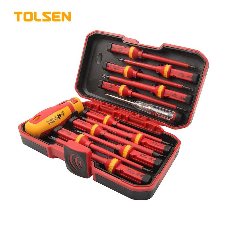 13 pieces VDE Insulated screw driver set 38016
